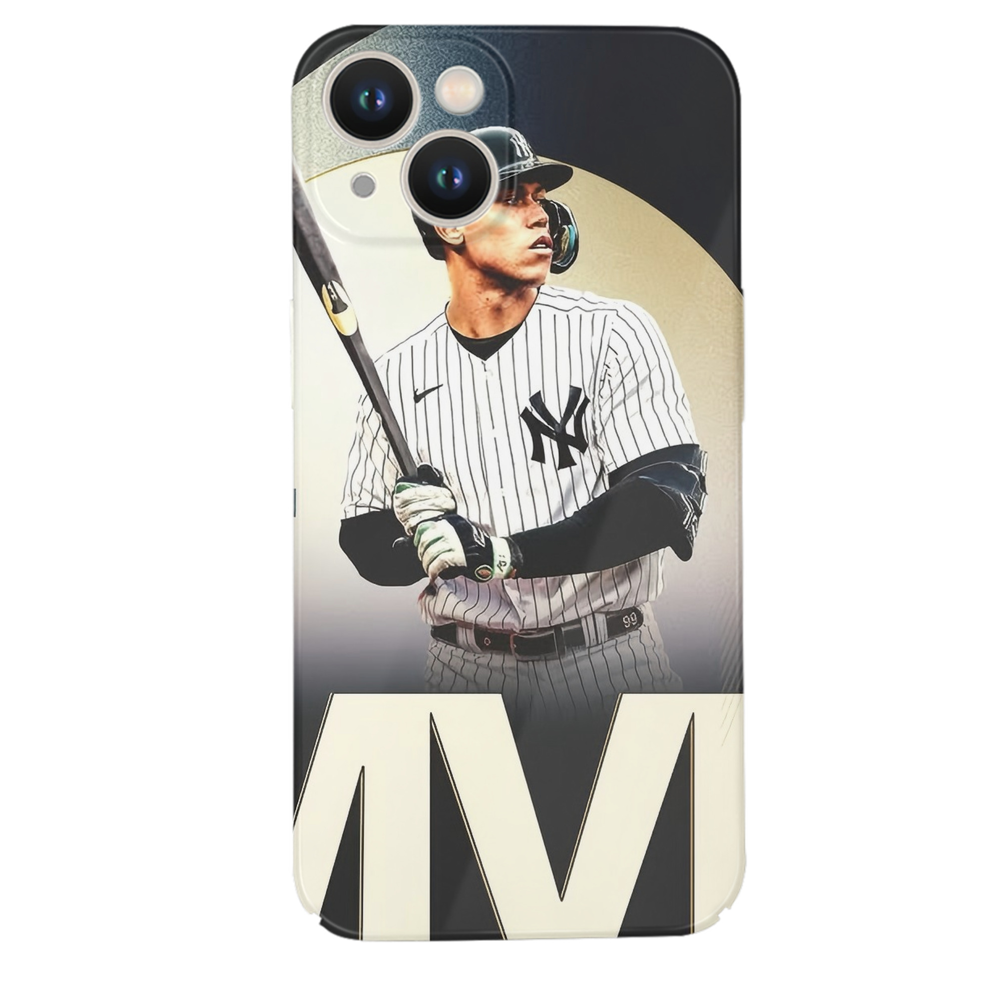 Aaron Judge MVP IPhone 14 Series Full-Cover Hard Case – Shockproof With Raised Camera Protection – Precise Cutouts, Wireless Charging Compatible – Durable, Anti-Yellowing, Easy To Clean